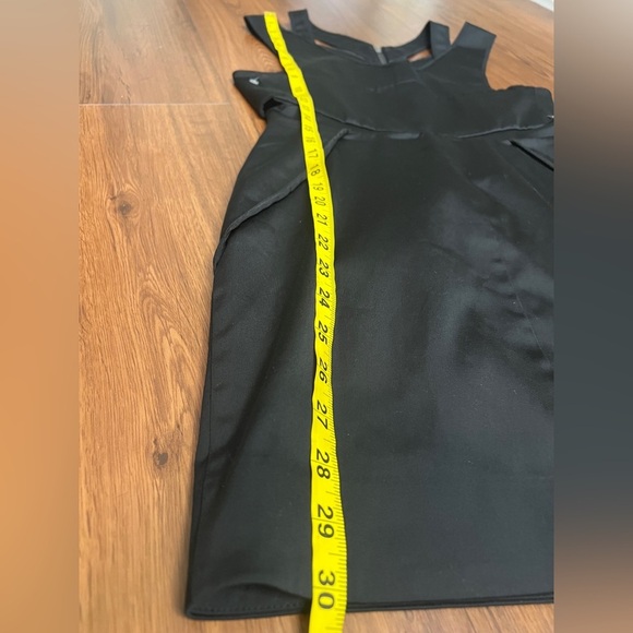 Nasty Gal Black Cutout Mini Dress Reversible Zip Front Bodycon Size Small NWT - Picture 7 of 8